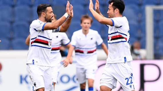 Serie A, vola la Sampdoria di Ranieri: 3-1 all'Atalanta e nove punti in classifica