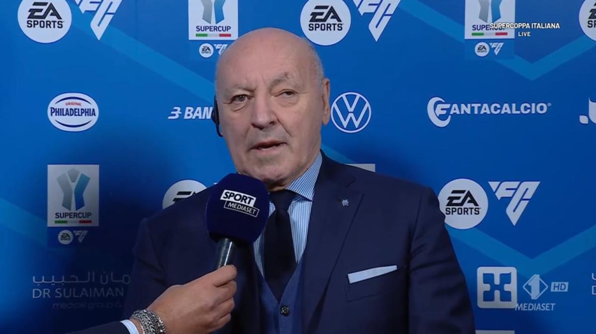 Marotta: "L'Inter data per finita da critici troppo esasperati. Il mercato? Parleremo con Ausilio e Baccin però..."