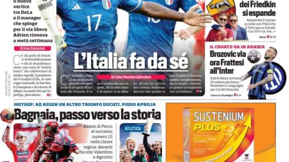 Prima CdS - Brozovic via, ora Frattesi all'Inter. Il croato va in Arabia