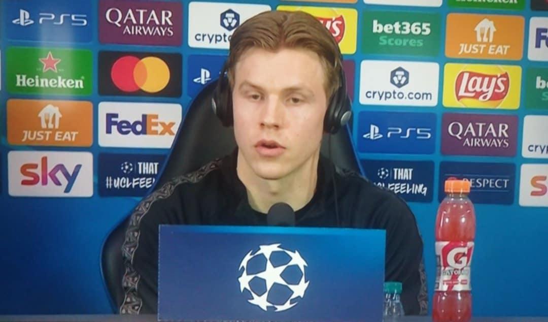 Bodo/Glimt, Hauge in conferenza: "Bello tornare a San Siro. Tanti milanisti felici del mio gol"