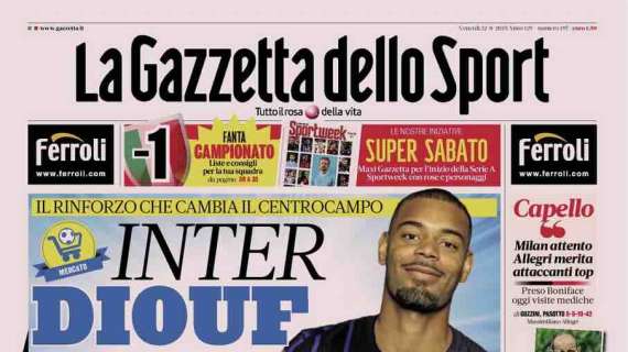 Prima GdS - Inter, Diouf nel motore. Il rinforzo che cambia il centrocampo
