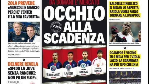 Prime Pagine - L'Inter ha due obiettivi, Lavezzi e Feghouli