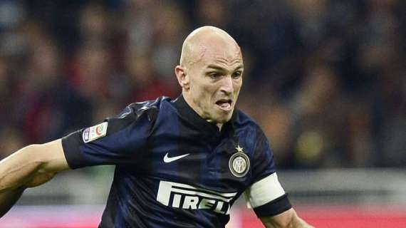 Cambiasso ammonito: contro la Lazio non ci sarà