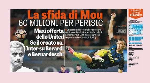Mou tenta l'Inter: 60 mln per Perisic. E se parte, ecco Berardi-Bernardeschi