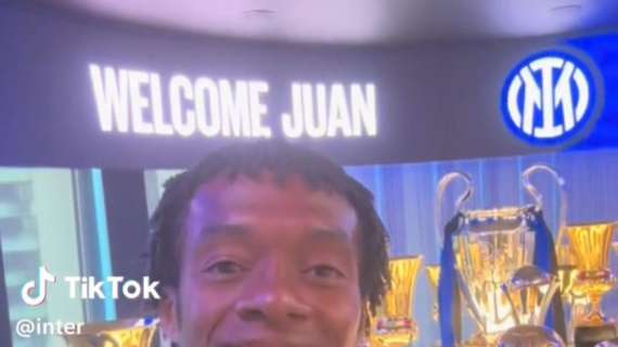 Il primo saluto social di Cuadrado agli interisti: "Sono molto contento di essere qui"