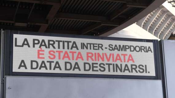 Corsera - Rimborsi per il campionato, dipende dai club: per Inter-Samp si attende la data del recupero