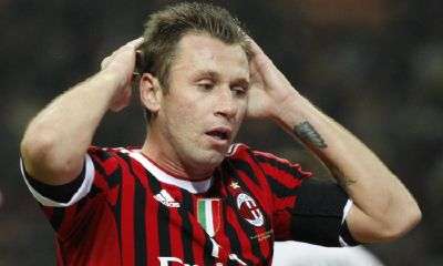 Cassano, voci di un ictus ischemico: carriera a rischio