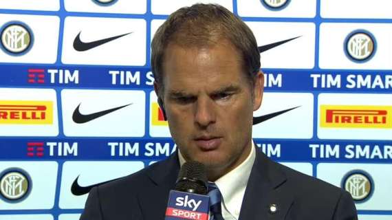 De Boer: "Inter, con me hai giocato abbastanza bene. Ma mi serviva altro tempo"
