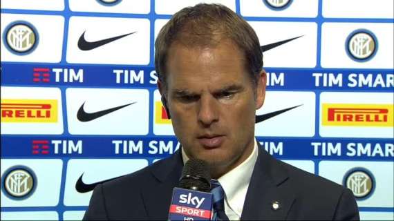De Boer sicuro: "L'Inter è da Champions League"