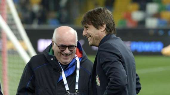 Tavecchio: "Non so se Conte andrà all'Inter, ma gli auguro ogni bene"