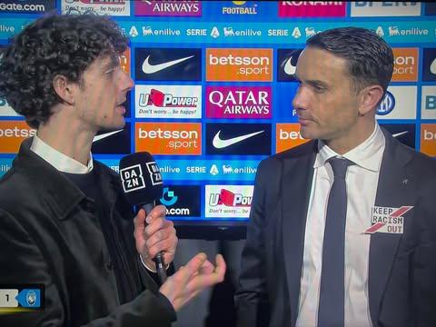 Atalanta, Palladino a DAZN: "La panchina è la nostra forza. Gli episodi? Marelli ha confermato la regolarità di entrambi"