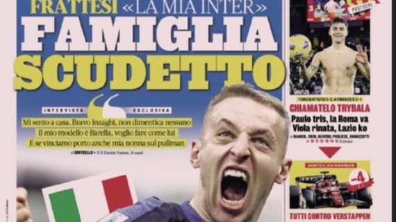 Prima GdS - Frattesi: “La mia Inter, famiglia scudetto”