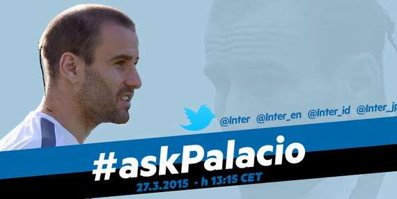 Domani alle 13.15 #AskPalacio: come seguirlo