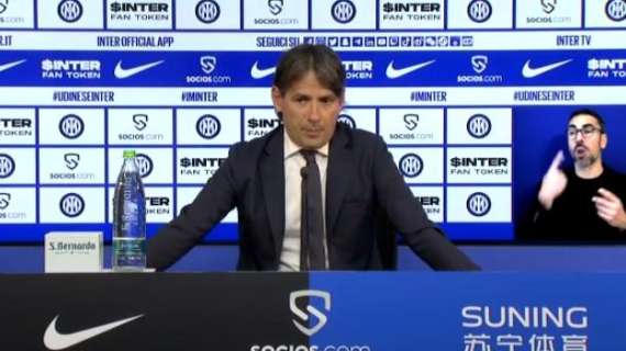Inzaghi: "Handanovic ci proverà, altrimenti c'è Radu. Farlo giocare di più? Non sono per l'alternanza"