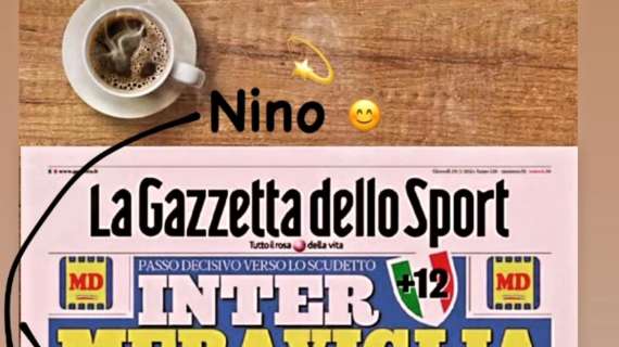 Sanchez modifica il titolo d'apertura della GdS: "Inter (Niño) meraviglia"