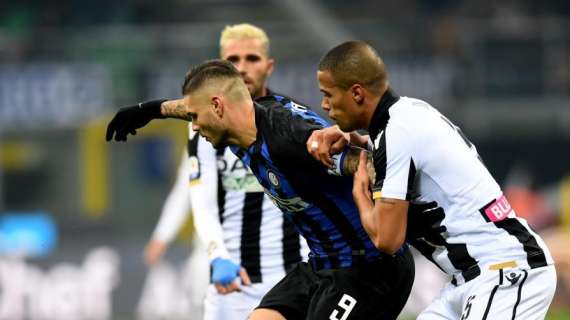 Inter, azione corale: contro l'Udinese almeno un tiro per tutti i giocatori di movimento partiti dall'inizio
