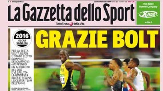 Prima pagina GdS - L'Inter scatta su Gagliardini. Sale Luiz Gustavo, congelato Leiva