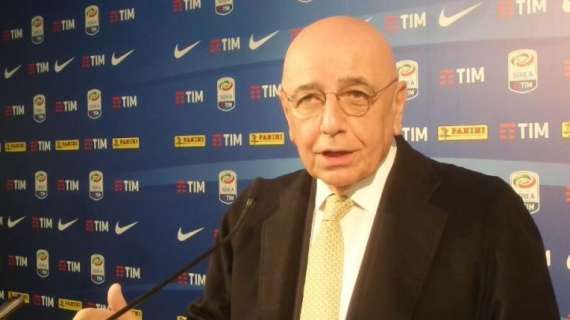 Galliani: "Girone di ritorno: noi con media Champions"