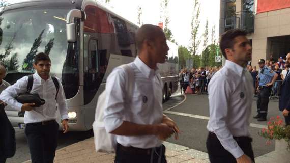 FOTO - Verso Inter-Spurs, i nerazzurri allo stadio