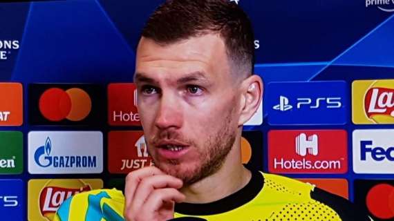 Dzeko a Sky: "Per 75' superiori al Liverpool. Consapevoli di aver dato tutto"