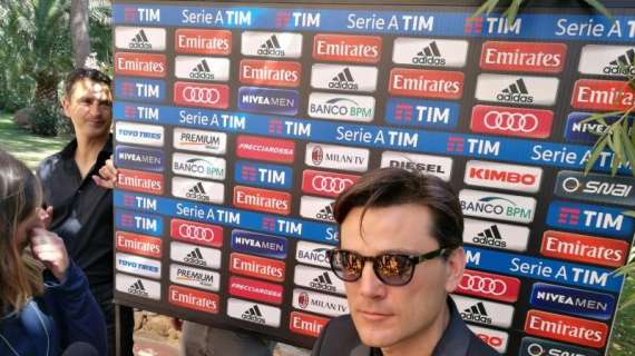 Montella: "Milan, ora le prime quattro. Però l'Inter..."