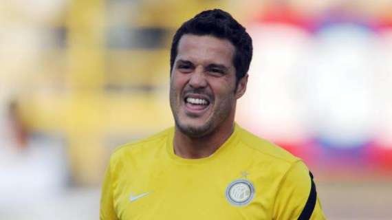 Rifinitura Inter, Julio Cesar in campo e poi a parte