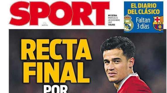 Sport - Barça, 150 milioni per Coutinho a gennaio