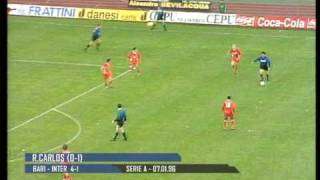 VIDEO - TANTI AUGURI A... - Roberto Carlos, dinamite brasiliana: che gol in nerazzurro 