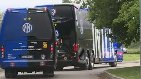Operazione Barcellona al via: il pullman dell'Inter ha lasciato il ritiro di Appiano Gentile