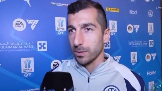 Mkhitaryan: "Fantastico giocare in Arabia Saudita. Inzaghi? Ognuno fa le sue scelte, è un tecnico eccellente"