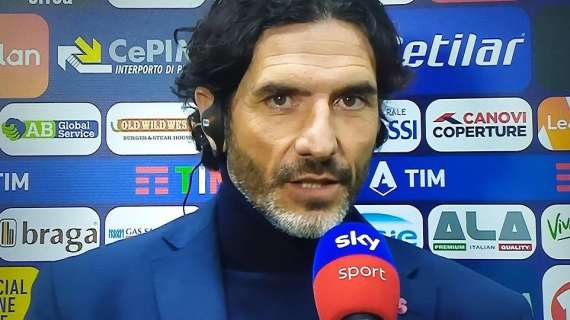 Parma, Lucarelli a Sky: "Inter prima con merito, noi dobbiamo tirare fuori il meglio" 