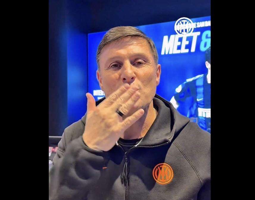 VIDEO - Zanetti all'Inter Store San Babila: "Grazie a tutti i tifosi per essere venuti, vi voglio bene"