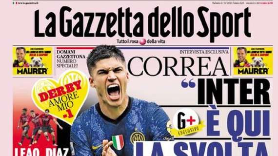 Prima GdS - Correa: "Inter, è qui la svolta. Tre punti e cambia tutto!"