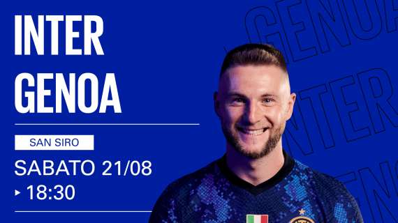 Skriniar protagonista del lancio di Inter-Genoa: biglietti in vendita