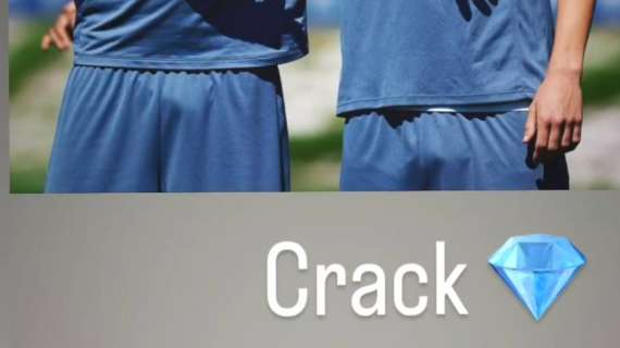 Foto insieme ad Appiano, Thuram benedice il baby Topalovic: "Crack"