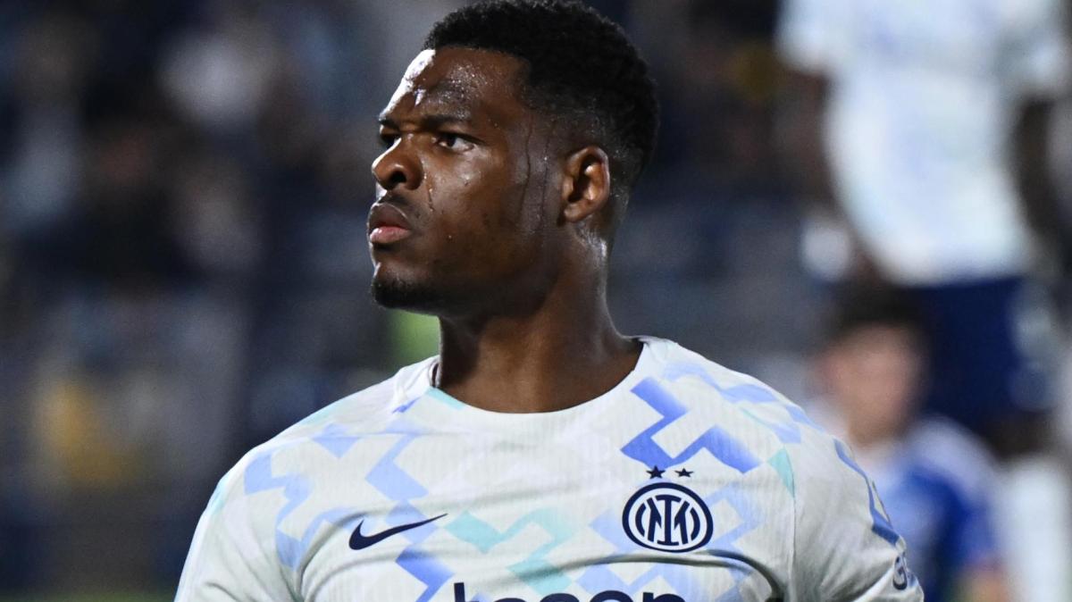 Como-Inter, ovazione per Dumfries! Thuram e Barella completano il podio