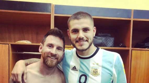 Icardi celebra Messi come "il migliore di sempre"