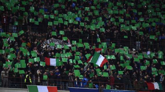 Italia-Portogallo, sale a 68500 il numero degli spettatori attesi a San Siro