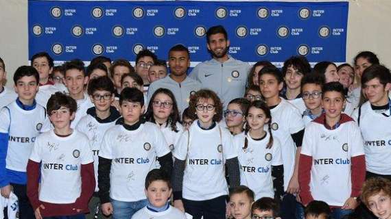 Rafinha e Lisandro Lopez incontrano gli Inter Club 