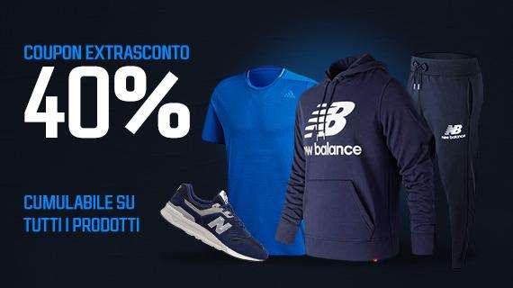 Extrasconto 40% continua su altri prodotti. Scopri l'offerta sul nostro store