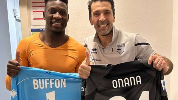 Inter-Parma, Buffon torna a San Siro: scambio di maglia con Onana