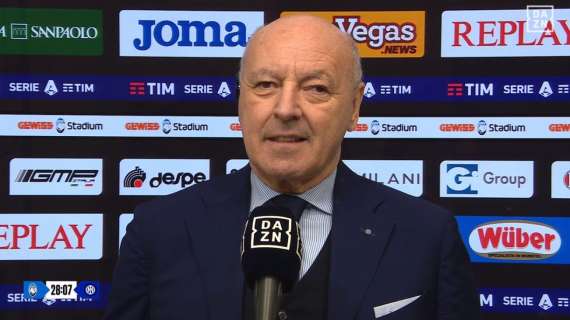 Marotta: "Scamacca ha rifiutato l'Inter? Non è così. Per Zielinski nessun approccio, sul prolungamento di Lautaro..."