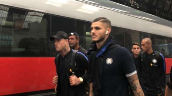 FOTO - Verso Bologna-Inter, alcuni scatti della partenza dei nerazzurri