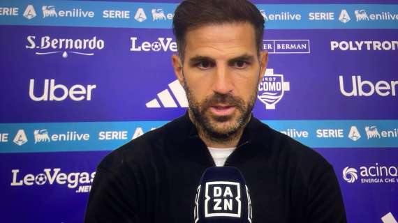 Como, Fabregas: "L'Inter è una squadra molto forte, anche dal vivo si vede che i giocatori hanno un livello alto"