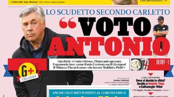 Prima GdS - Lo Scudetto secondo Carletto: "Voto Antonio"