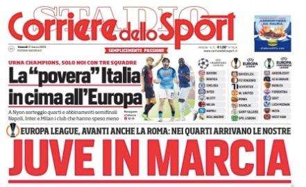 Prima CdS - La 'povera' Italia in cima all'Europa: Napoli, Inter e Milan i club che hanno speso meno