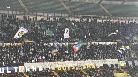 L'amara ironia della Curva Nord: "C'è un inglese..."