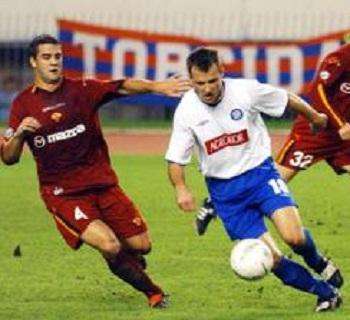 Chivu in campo contro l&#039;Hajduk al Poljud