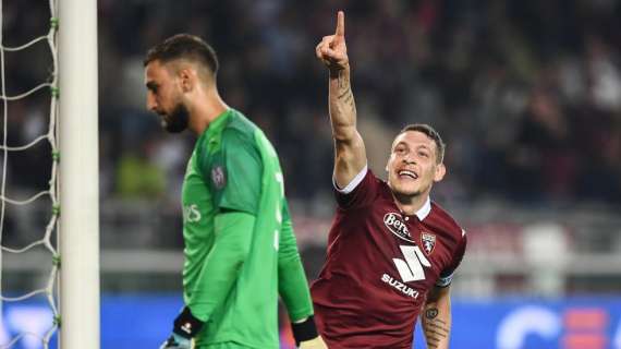 Il Milan non dimentica il derby: doppio Belotti, il Torino vince 2-1