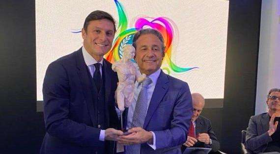 Zanetti Mecenate dello Sport: "Premio che parla dei valori che mi hanno accompagnato per la vita"